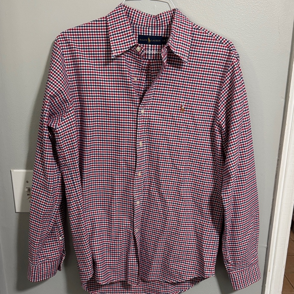 Polo Ralph Lauren Red and Blue Plaid Shirt